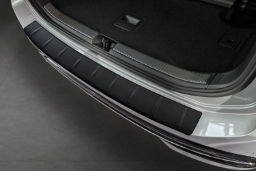 Rear bumper protector suitable for Volkswagen Passat Variant (B9) 2023-present wagon stainless steel matt black (3)