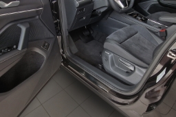 Door sill plates suitable for Volkswagen Tiguan III 2024-> stainless steel brushed anthracite 4 pieces (VW23TIEG) (1)