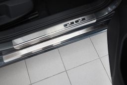 Door sill plates Volkswagen Golf VII (5G) 2012-2020 5-door hatchback stainless steel (VW27GOEA) (1)