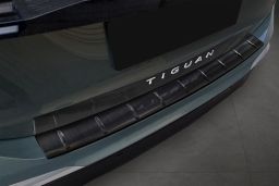 Rear bumper protector Volkswagen Tiguan III 2023->   stainless steel brushed anthracite (VW27TIBP) (1)