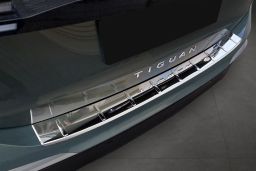 Rear bumper protector Volkswagen Tiguan III 2023->   stainless steel high gloss (VW28TIBP) (1)