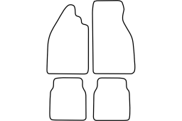 Volkswagen Beetle 1938-1973 3d car mat set (VW2BEMV)