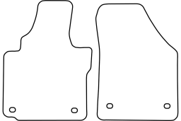 Volkswagen Caddy & Caddy Maxi (2K) 2004-2007 car mat set (VW2CAMV)
