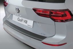 Rear bumper protector Volkswagen Golf VIII Variant (CD) 2020-present wagon ABS - brushed alloy (VW2GOBR) (1)