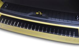 Rear bumper protector Volkswagen ID.Buzz 2022-> stainless steel - carbon foil (VW2IBBA) (1)