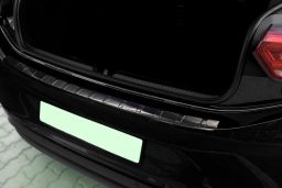 Rear bumper protector Volkswagen ID.3 2019-> 5-door hatchback stainless steel anthracite (VW2IDBP) (1)