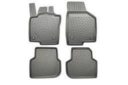 Car mats suitable for Volkswagen Jetta VI (1B) 2011-2018 4-door saloon Cool Liner PE/TPE rubber (VW2JEFM-C) (1)