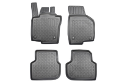 Car mats suitable for Volkswagen Jetta VI (1B) 2011-2018 4-door saloon Guardliner PE/TPE rubber (VW2JEFM-G) (1)