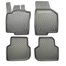 Volkswagen Jetta VI (1B) 2011- 4d foot mat set PE/TPE rubber / automatten set PE/TPE rubber / Fußmatten Set PE/TPE Gummi / jeu tapis auto PE/TPE caoutchouc (VW2JEFM)