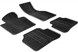 Volkswagen Passat (B6) 2005-2010 4-door saloon car mats set anti-slip Rubbasol rubber (VW2PAFR)