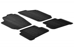 Volkswagen Polo V (6R - 6C) 2009-2017 3 & 5-door hatchback car mats set anti-slip Rubbasol rubber (VW2POFR)