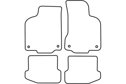 Volkswagen Polo III (6N2) 1999-2001 3d & 5d car mat set (VW2POMV)