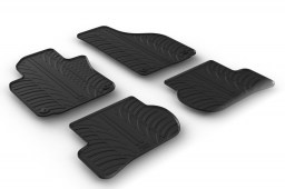 Volkswagen Scirocco III 2008-2017 car mats set anti-slip Rubbasol rubber (VW2SCFR)