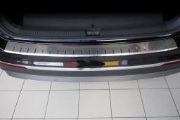 Rear bumper protector Volkswagen Tiguan II 2015-present stainless steel (VW2TIBA) (1)