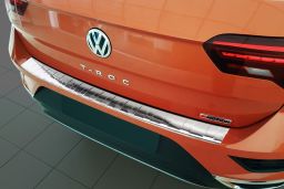 Volkswagen T-Roc (A1) 2017-present rear bumper protector stainless steel (VW2TRBP)