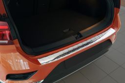 Volkswagen T-Roc (A1) 2017-present rear bumper protector stainless steel (VW2TRBP) (2)