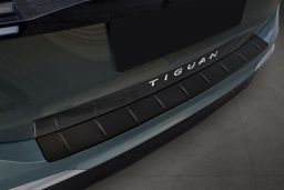 Rear bumper protector Volkswagen Tiguan III 2023->   stainless steel matt black (VW30TIBP) (1)