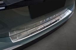 Rear bumper protector Volkswagen Tiguan III 2023->   stainless steel brushed (VW31TIBP) (1)