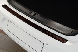 Volkswagen Passat (B8) 2014-> 4-door saloon rear bumper protector carbon (VW32PABP) (1)