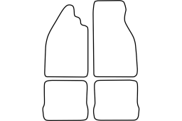 Volkswagen Beetle 1973-2003 3d car mat set (VW3BEMV)