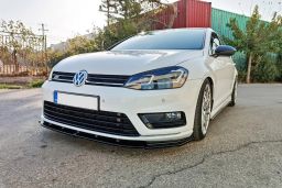 Front spoiler Volkswagen Golf VII (5G) 2012-2016 3 & 5-door hatchback ABS - painted (VW3GOMF) (1)