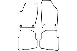 Volkswagen Polo IV (9N) 2001-2005 3d & 5d car mat set (VW3POMV)