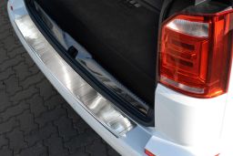 Volkswagen Transporter T6 2015-> rear bumper protector stainless steel (VW3T6BP) (1)