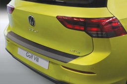 Rear bumper protector Volkswagen Golf VIII (CD) 2020-> 5-door hatchback ABS - brushed alloy (VW43GOBP) (1)