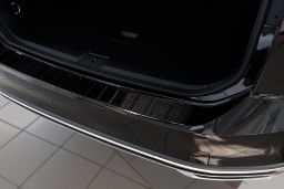 Rear bumper protector Volkswagen Passat Variant (B8) 2014-> wagon carbon (VW45PABP) (1)