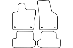 Volkswagen Beetle (A5) 2011- 3d car mat set (VW4BEMV)