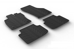 Volkswagen Passat (B8) 2014-present 4-door saloon car mats set anti-slip Rubbasol rubber (VW4PAFR)