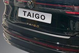 Rear bumper protector Volkswagen Taigo (CS) 2021-present ABS - matt black (1)