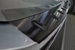 Rear bumper protector suitable for Volkswagen Passat Variant (B9) 2023-> wagon stainless steel brushed anthracite - Strong (VW53PABP) (1)