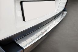 Rear bumper protector Volkswagen Crafter II 2017->   stainless steel (VW5CRBP) (1)