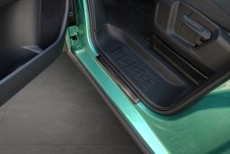 Door sill plates Volkswagen ID.Buzz 2022-> stainless steel anthracite 2 pieces (VW5IBEG) (1)