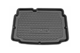 Boot mat suitable for Volkswagen Polo V (6R - 6C) 2009-2017 3 & 5-door hatchback Cool Liner anti slip PE/TPE rubber (VW5POTM-C) (1)