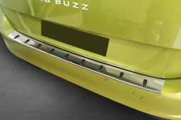 Rear bumper protector Volkswagen ID.Buzz 2022-> stainless steel brushed - Strong (VW6IBBP) (1)