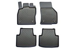 Car mats suitable for Volkswagen Passat (B8) 2014-2021 4-door saloon Cool Liner PE/TPE rubber (VW6PAFM-C) (1)