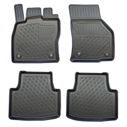 Volkswagen Passat (B8) 2014- 4d foot mat set PE/TPE rubber / automatten set PE/TPE rubber / Fußmatten Set PE/TPE Gummi / jeu tapis auto PE/TPE caoutchouc (VW6PAFM)