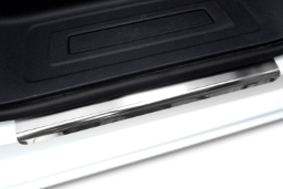 Door sill plates suitable for Volkswagen Transporter T7 2024-> stainless steel brushed (VW6T7EA) (1)
