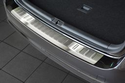 Volkswagen Passat Alltrack (B7) 2011-2014 rear bumper protector stainless steel (VW7PABP) (1)