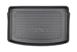 Boot mat suitable for Volkswagen Polo VI (AW) 2017-> 5-door hatchback Cool Liner anti slip PE/TPE rubber (VW7POTM-C) (1)