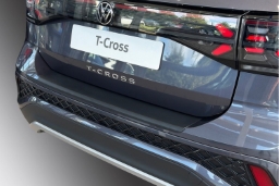 Rear bumper protector suitable for Volkswagen T-Cross 2024-present ABS - matt black (VW7TCBP) (1)
