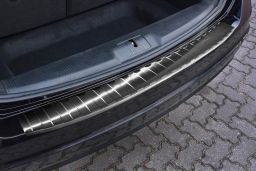 Volkswagen Sharan II (7N) 2010-> rear bumper protector stainless steel black (VW8SHBP) (1)