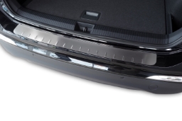 Rear bumper protector suitable for Volkswagen Tayron 2024->   stainless steel brushed (VW9TYBA) (1)