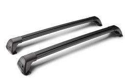 Whispbar Flush Bar roof rack bars set black / Dachträger Schwarz / dakdragers set zwart / jeu de barres de toit noir