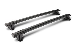 Whispbar Through Bar roof rack bars set black / Dachträger Schwarz / dakdragers set zwart / jeu de barres de toit noir