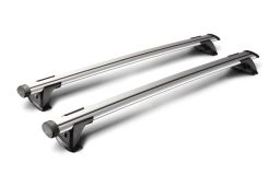 Aero ThruBar roof rack bars set silver / Dachträger Silber / dakdragers set zilver / jeu de barres de toit argent (1)