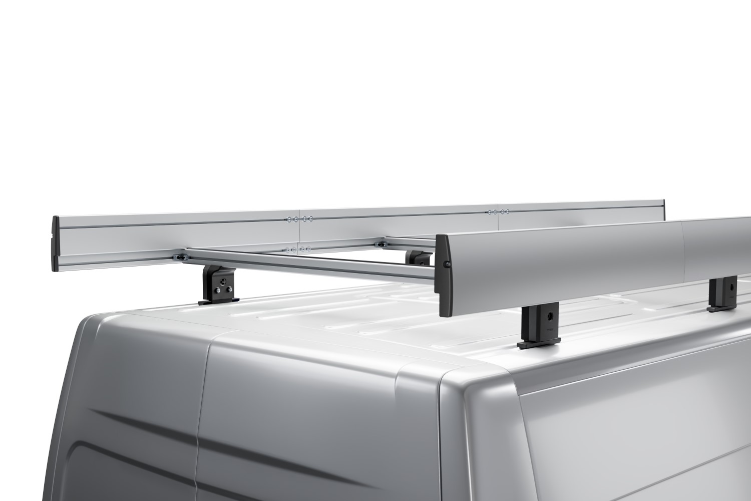 Profilés latéraux pour galeries de toit 180 cm - 6 segments de 60 cm Menabo Professional