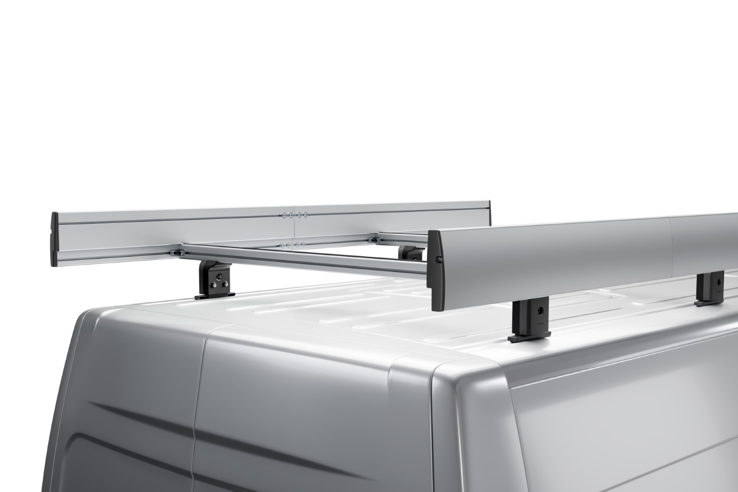 Profilés latéraux pour galeries de toit 160 cm - 4 segments de 80 cm Menabo Professional